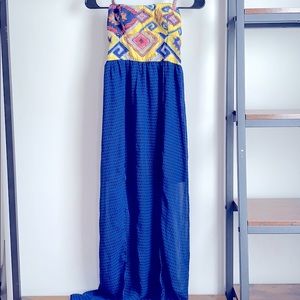 High low padded dress